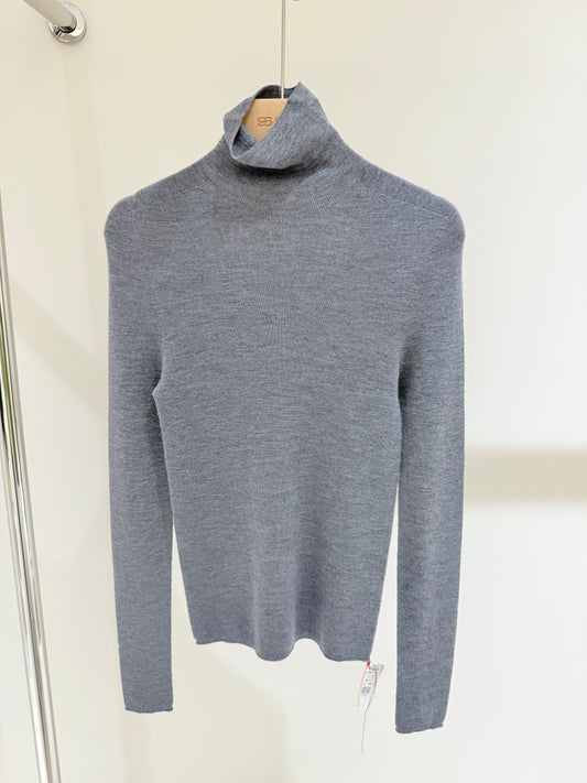 OEM/ODM Cashmere Crewneck Multicolor 16GG Machine Knitted Sweater